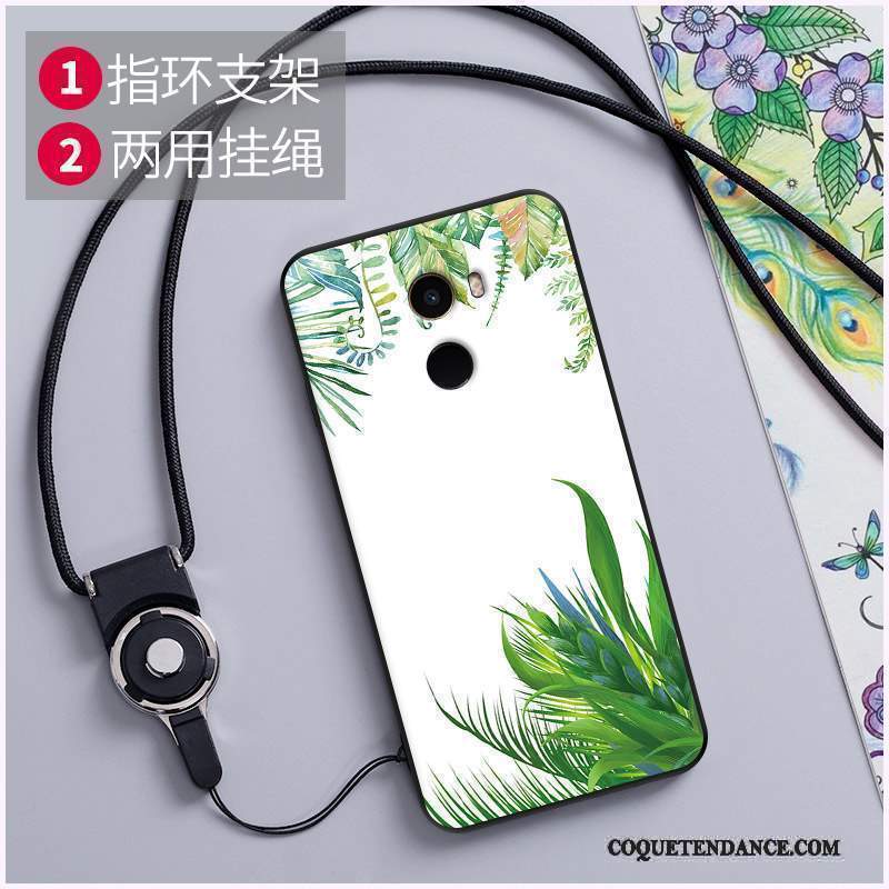 Mi Mix 2 Coque Incassable Ornements Suspendus Gaufrage Dessin Animé Multicolore