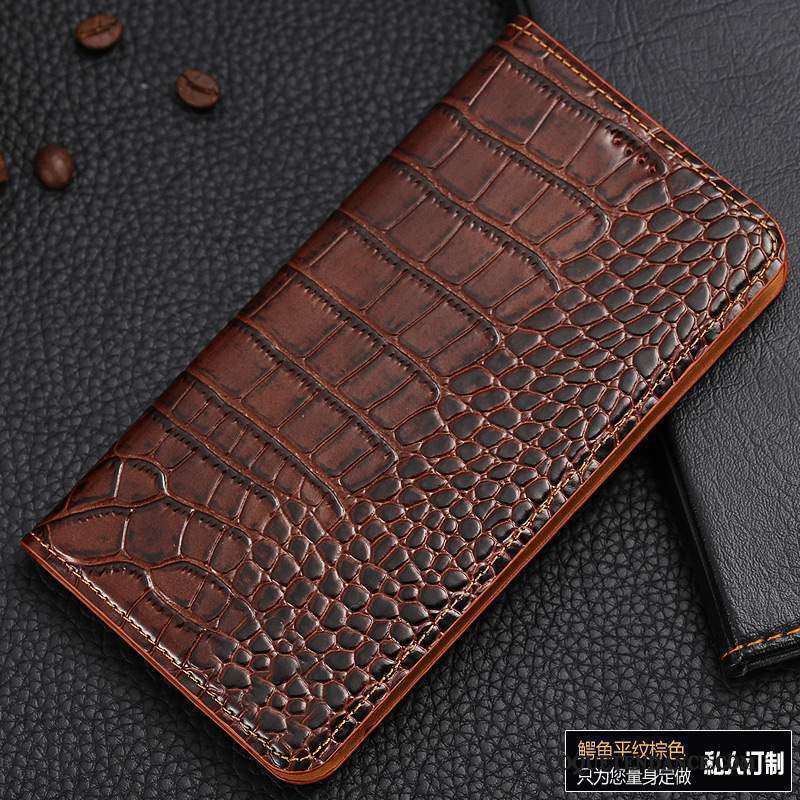 Mi Note 2 Coque De Téléphone Cuir Véritable Étui En Cuir Protection Housse