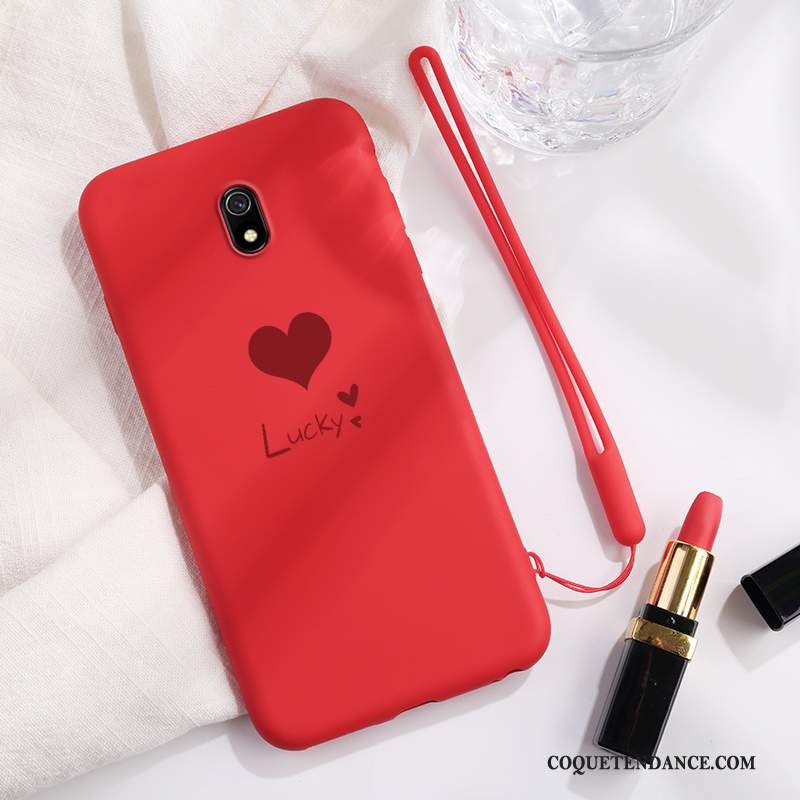 Redmi 8a Coque Créatif Petit Personnalité Amour Rouge