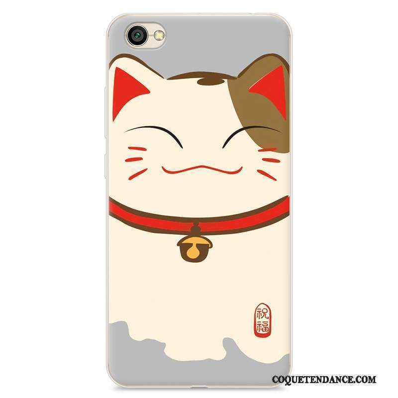 Redmi Note 5a Coque Rouge De Téléphone Petit Silicone Dessin Animé