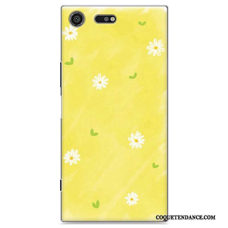 Sony Xperia Xz Premium Coque Vintage De Téléphone Peinture Blanc Incassable