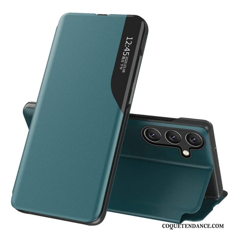 View Cover Samsung Galaxy A15 Simili Cuir