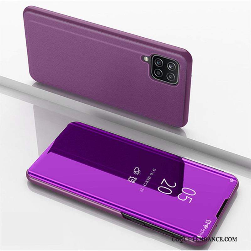 View Cover Samsung Galaxy M32 Miroir et Simili Cuir