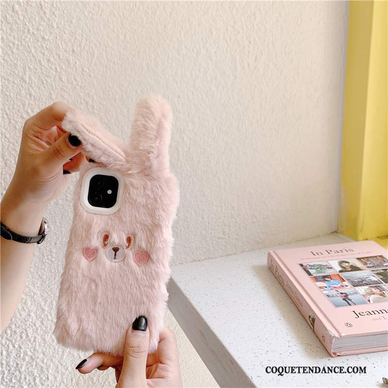 iPhone 11 Pro Coque Peluche Étui De Téléphone Ours Petit