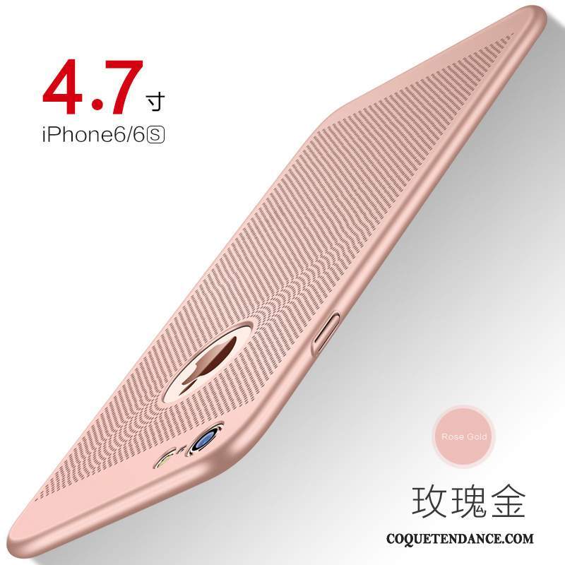 iPhone 6/6s Plus Coque Or Étui Délavé En Daim Tendance Silicone