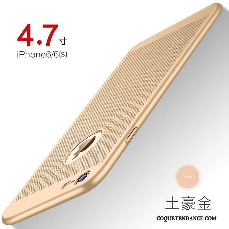 iPhone 6/6s Plus Coque Or Étui Délavé En Daim Tendance Silicone