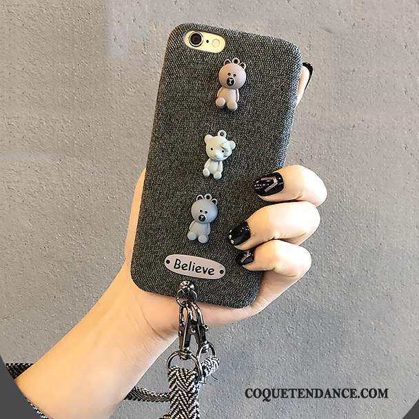 iPhone 8 Coque Nouveau Lin Charmant Ornements Suspendus Marque De Tendance