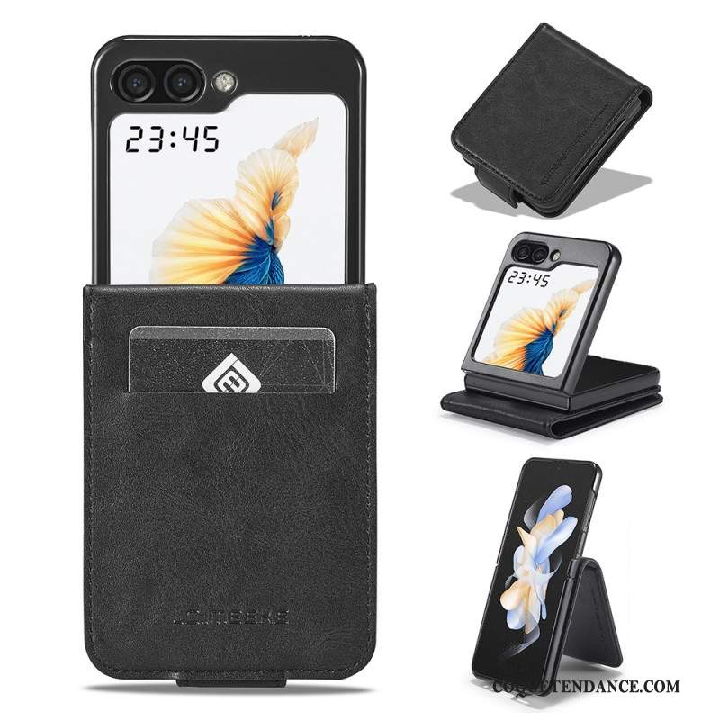 Étui Samsung Galaxy Z Flip 6 Porte-Cartes Blocage RFID LC.IMEEKE