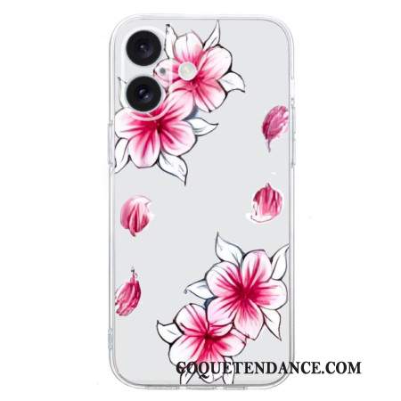 Coque Cerisier pour iPhone 16 Plus Fleurs Cerisier