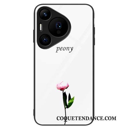 Coque Huawei Pura 70 Pro Verre Trempé Pivoine