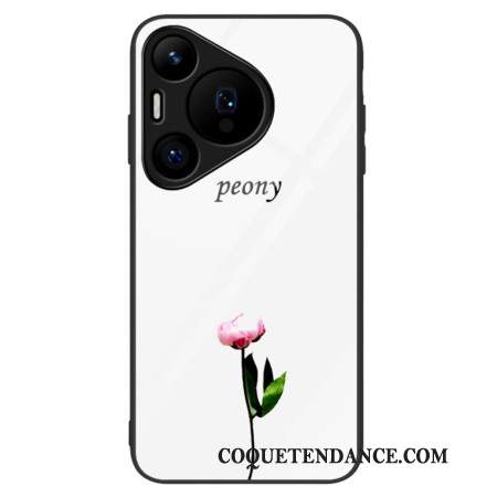 Coque Huawei Pura 70 Verre Trempé Pivoine