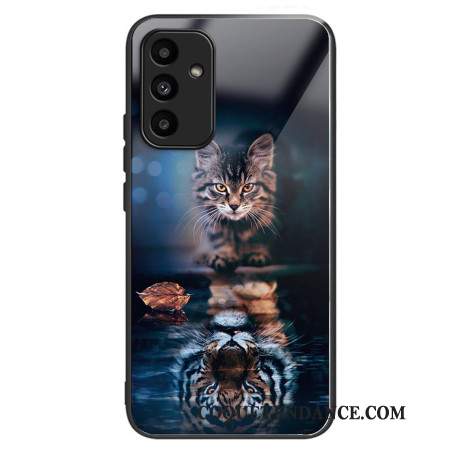 Coque Samsung Galaxy A15 5G / A15 Verre Trempé Chat et Tigre