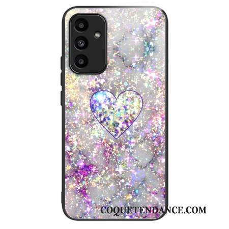 Coque Samsung Galaxy A15 5G / A15 Verre Trempé Cœur Brillant