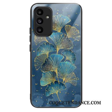 Coque Samsung Galaxy A15 5G / A15 Verre Trempé Feuilles de Ginkgo