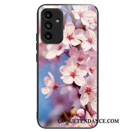 Coque Samsung Galaxy A15 5G / A15 Verre Trempé Fleurs de Pêcher