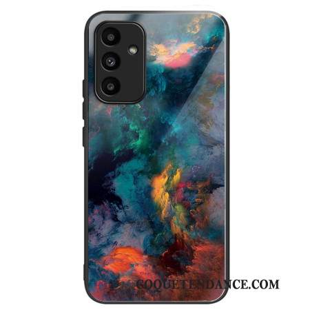 Coque Samsung Galaxy A15 5G / A15 Verre Trempé Nuages Colorés