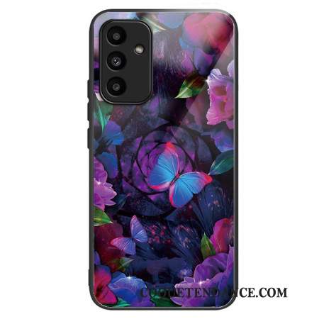 Coque Samsung Galaxy A15 5G / A15 Verre Trempé Papillons Colorés