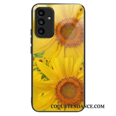 Coque Samsung Galaxy A15 5G / A15 Verre Trempé Tournesols