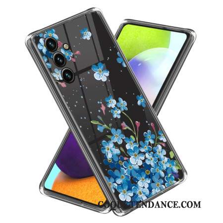 Coque Samsung Galaxy A15 5G Fleurs Bleues