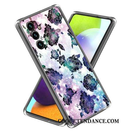 Coque Samsung Galaxy A15 5G Fleurs Pourpres