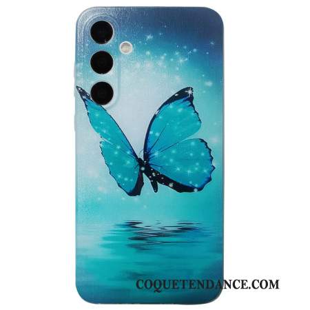 Coque Samsung Galaxy A16 4G / 5G Papillon Bleu