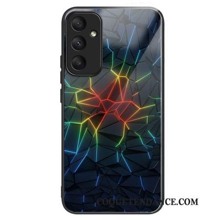 Coque Samsung Galaxy A55 5G Verre Trempé Motif Géométrique