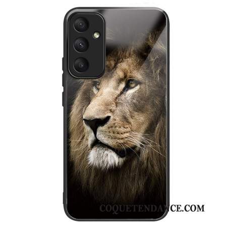 Coque Samsung Galaxy A55 5G Verre Trempé Motif Lion