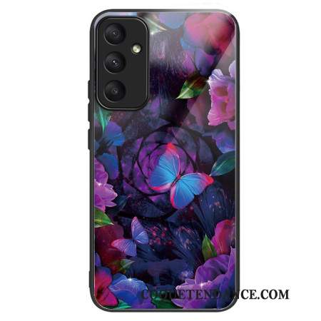 Coque Samsung Galaxy A55 5G Verre Trempé Papillons colorés