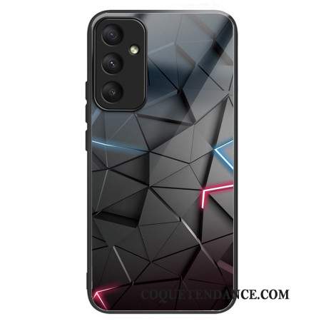 Coque Samsung Galaxy A55 5G Verre Trempé Triangles Noirs