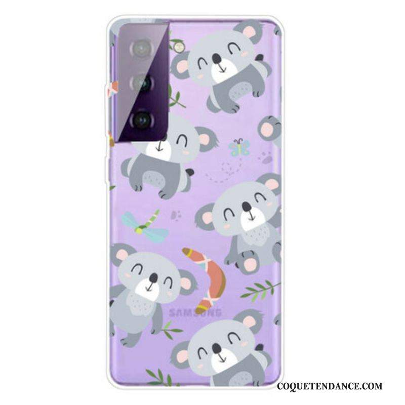 Coque Samsung Galaxy S21 FE Mignons Koalas