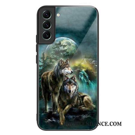 Coque Samsung Galaxy S24 5G Verre Trempé loups