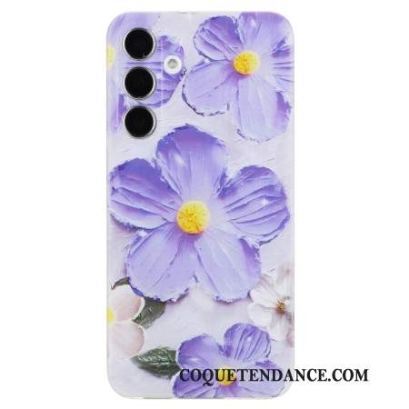 Coque Samsung Galaxy S24 FE Fleurs Pourpres