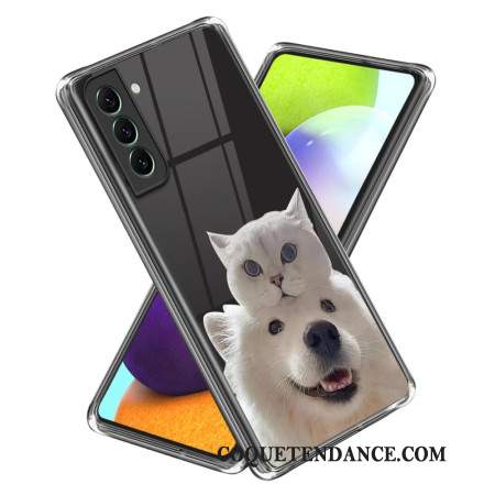 Coque Samsung Galaxy S24 Plus 5G Chat et Chien