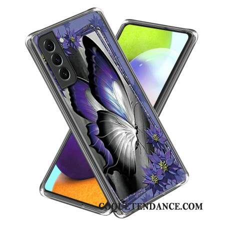 Coque Samsung Galaxy S24 Plus 5G Papillon Violet