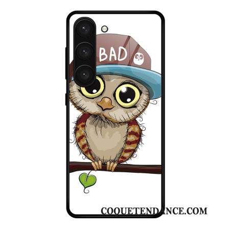 Coque Samsung Galaxy S24 Plus 5G Verre Trempé Bad Hibou