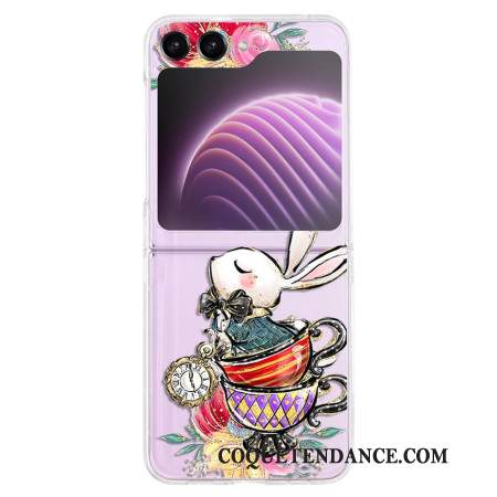 Coque Samsung Galaxy Z Flip 5 Transparente Lapin