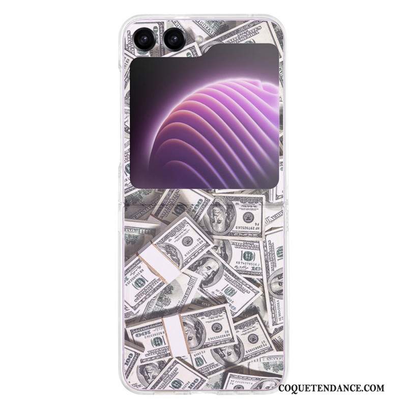 Coque Samsung Galaxy Z Flip 5 Transparente Money Money