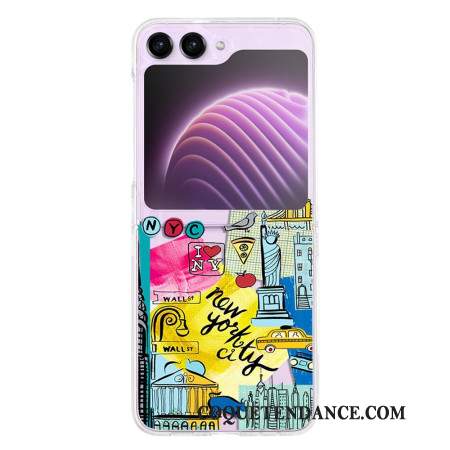 Coque Samsung Galaxy Z Flip 5 Transparente New York