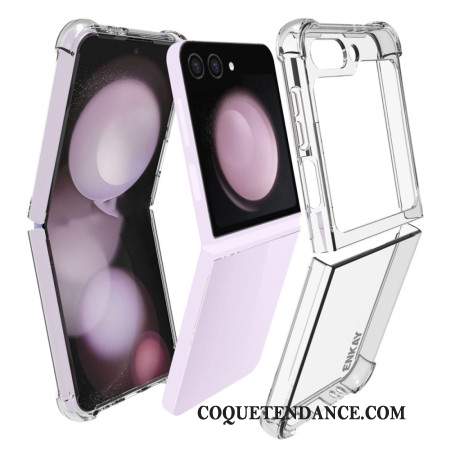 Coque Samsung Galaxy Z Flip 6 Transparente Coins Renforcés ENKAY