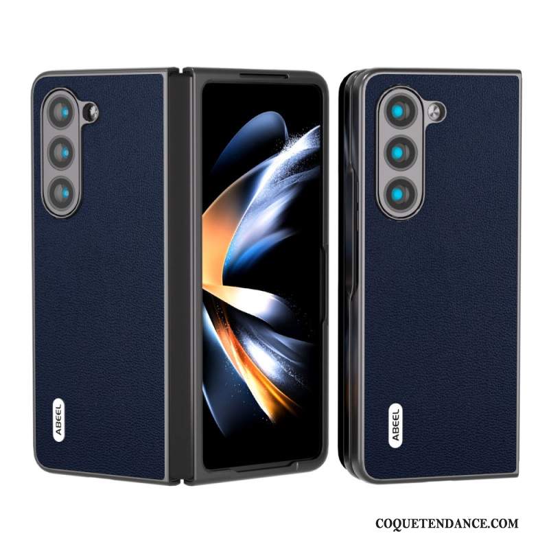 Coque Samsung Galaxy Z Fold 5 Vrai Cuir ABEEL