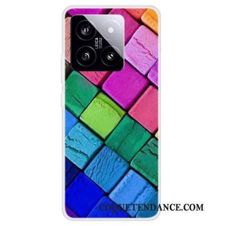 Coque Xiaomi 14 Blocs colorés