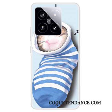 Coque Xiaomi 14 Chaussettes et Chat