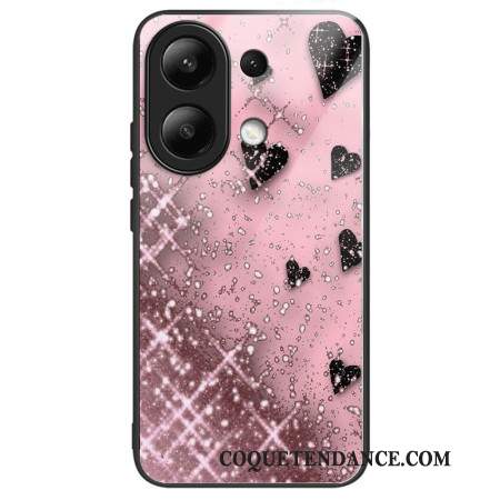 Coque Xiaomi Redmi Note 13 4G Verre Trempé Amour Rose