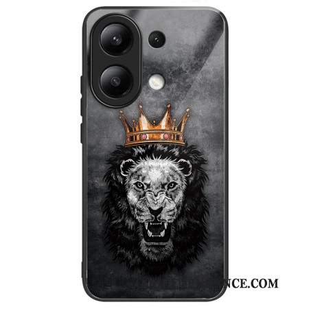 Coque Xiaomi Redmi Note 13 4G Verre Trempé Lion Couronné