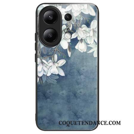 Coque Xiaomi Redmi Note 13 4G Verre Trempé Magnolias