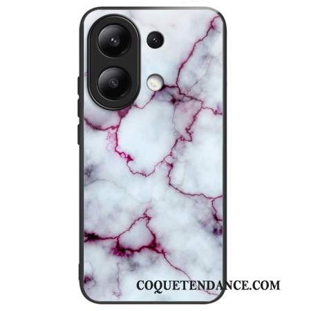 Coque Xiaomi Redmi Note 13 4G Verre Trempé Marbre Violet