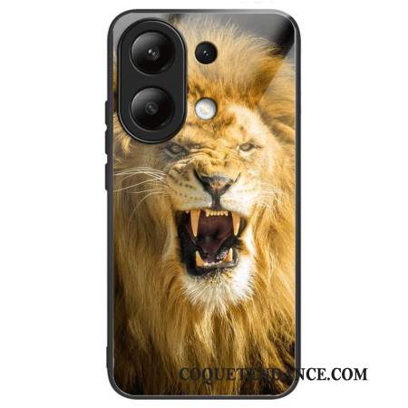 Coque Xiaomi Redmi Note 13 4G Verre Trempé Motif Lion