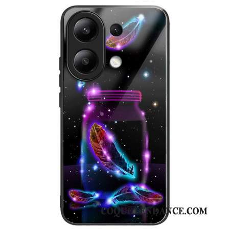 Coque Xiaomi Redmi Note 13 4G Verre Trempé Plume Fluorescente