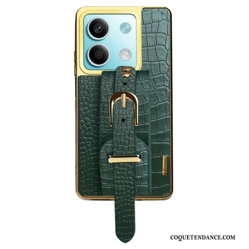 Coque Xiaomi Redmi Note 13 5G Design Bracelet et Texture Crocodile