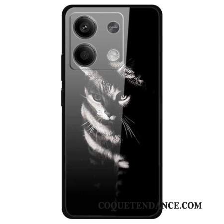 Coque Xiaomi Redmi Note 13 5G Verre Trempé Chat d'Ombre